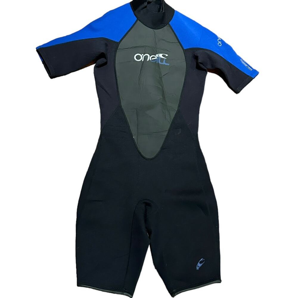 O’Neill Neoprene Blue and Black Wetsuit Womens Size 4